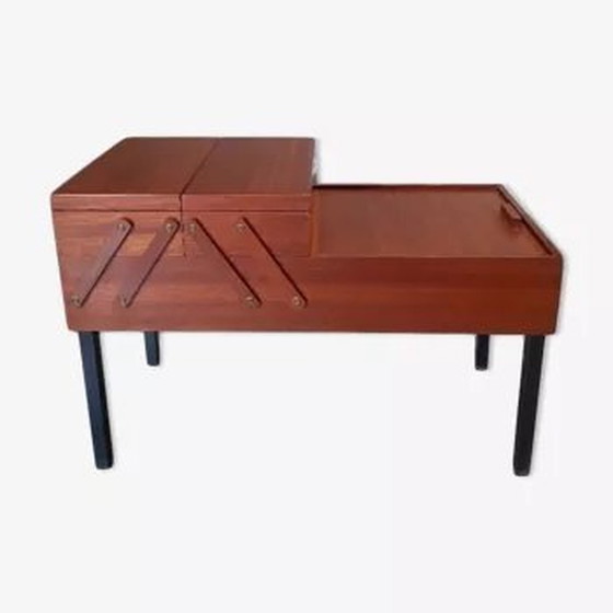 Image 1 of Vintage Beistellmöbel - Skandinavische Arbeiterin - Aufbewahrungsmöbel - Antik