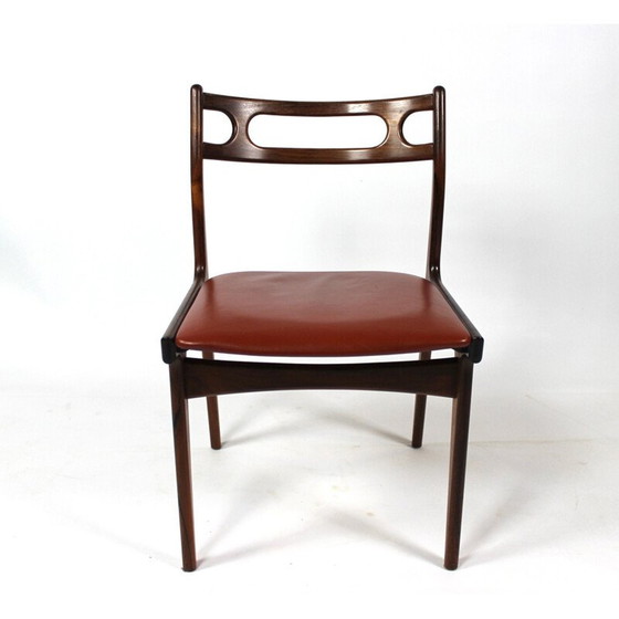 Image 1 of Satz von 6 Esszimmerstühlen aus Palisander, dänisches Design, 1960er Jahre