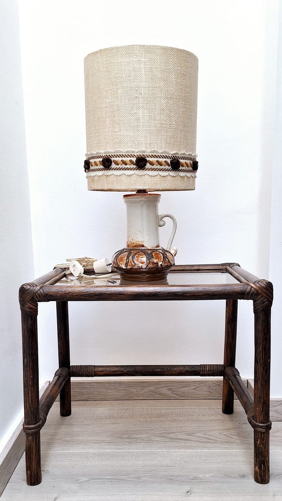 Image 1 of Vintage W-Germany Keramiklampe