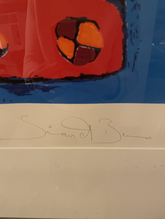 Image 1 of Simon & Bruno Le roi et l'oiseau Siebdruck