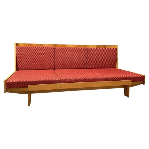 Mid Century Klappsofa von Drevotvar, Tschechoslowakei 1970er Jahre