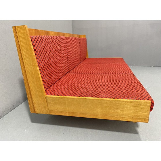 Image 1 of Mid Century Klappsofa von Drevotvar, Tschechoslowakei 1970er Jahre