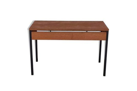 Image 1 of Couchtisch aus Teak & Metall, 1950er Jahre