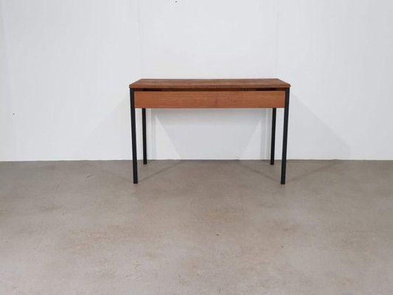 Image 1 of Couchtisch aus Teak & Metall, 1950er Jahre