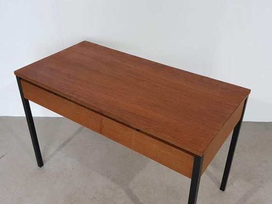 Image 1 of Couchtisch aus Teak & Metall, 1950er Jahre