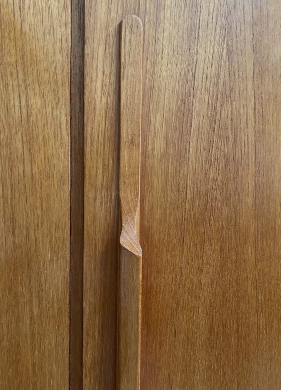 Image 1 of Heinrich Riestenpatt Teakholz-Highboard 1960er Jahre MCM