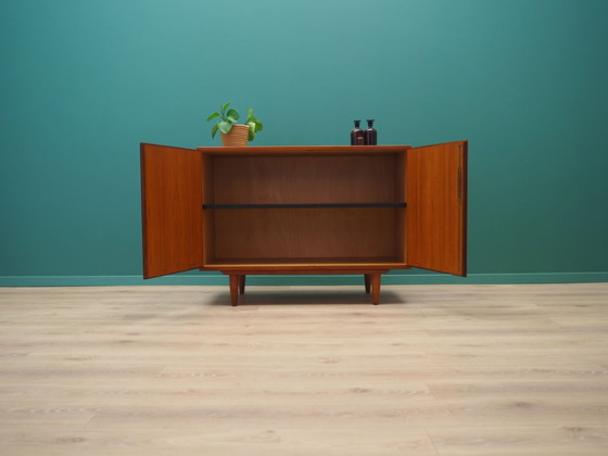 Image 1 of Teakholz-Schrank, Dänisches Design, 1960er Jahre, Designer: Børge Mogensen, Hersteller: Søborg Møbler