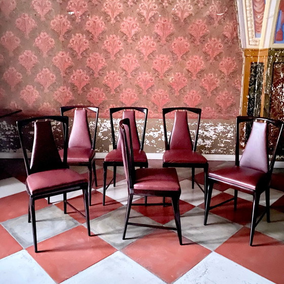Image 1 of 7X Borsani-Esszimmer-Set