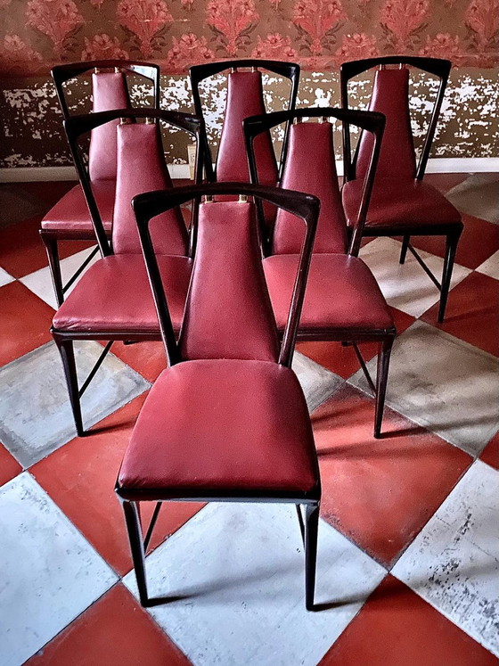 Image 1 of 7X Borsani-Esszimmer-Set