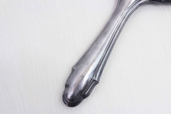 Image 1 of Handspiegel aus versilbertem Metall, Frankreich 1930