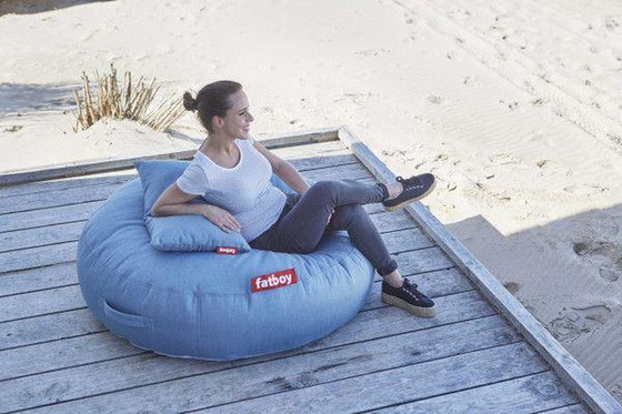 Image 1 of Fatboy - Pupillow Pouf Silber