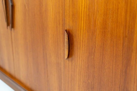 Image 1 of Dänisches Highboard aus Teakholz, 1960er Jahre.