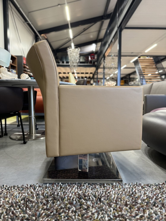 Image 1 of Jori Kubolo Sessel Beige Leder Design Stuhl