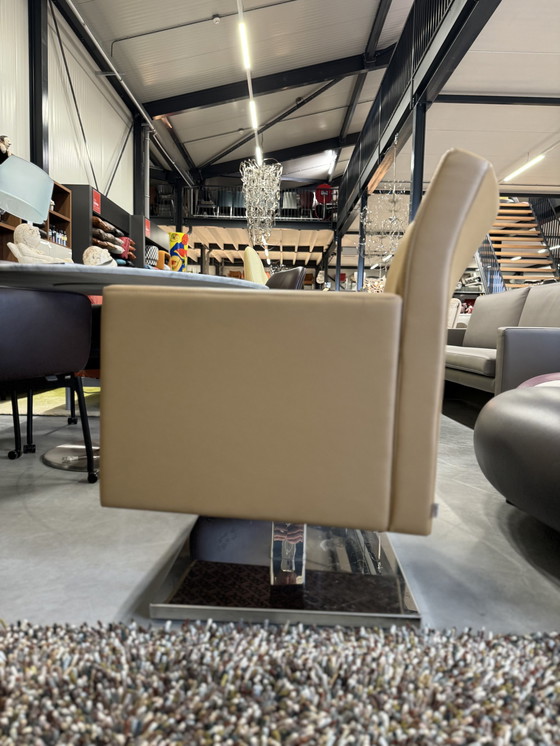 Image 1 of Jori Kubolo Sessel Beige Leder Design Stuhl