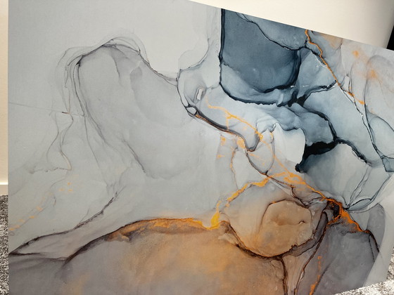 Image 1 of Wanddekoration mit Marmorstruktur