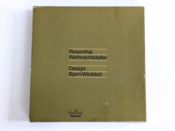 Image 1 of Porzellanteller | Bjørn Wiinblad für Rosenthal | "Verkundigung" Weihnachten 1975