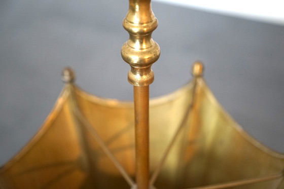 Image 1 of Vintage Schirmständer Aus Messing, 1970Er 