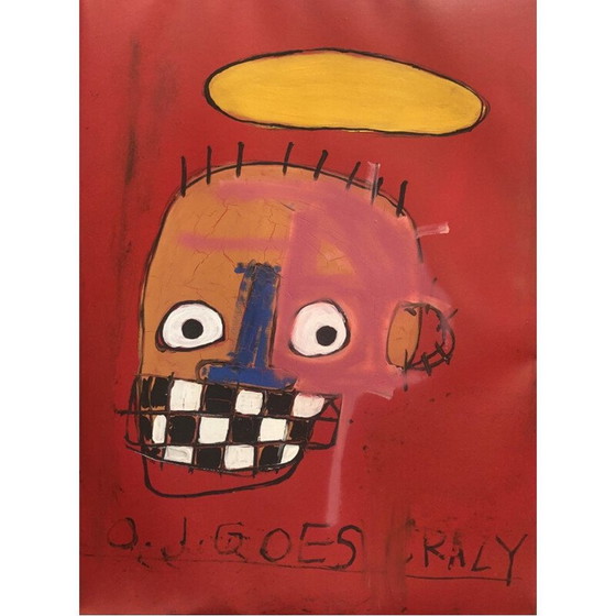 Image 1 of Vintage Öl auf Leinwand von Julien Moro-lin, Frankreich