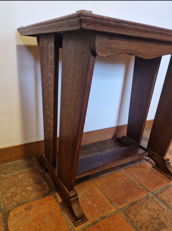 Image 1 of Art Deco Beistelltisch, Beistelltisch, Weintisch, Rednerpulttisch