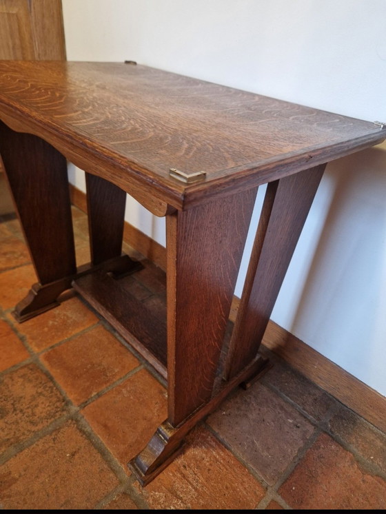 Image 1 of Art Deco Beistelltisch, Beistelltisch, Weintisch, Rednerpulttisch