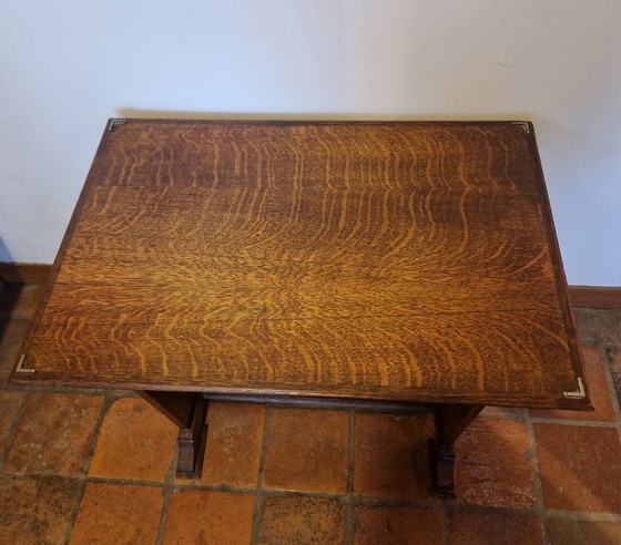 Image 1 of Art Deco Beistelltisch, Beistelltisch, Weintisch, Rednerpulttisch