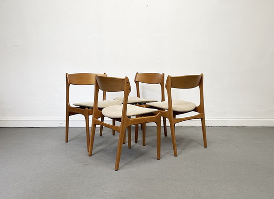 Image 1 of 4x Erik Buch Odd Esszimmerstühle