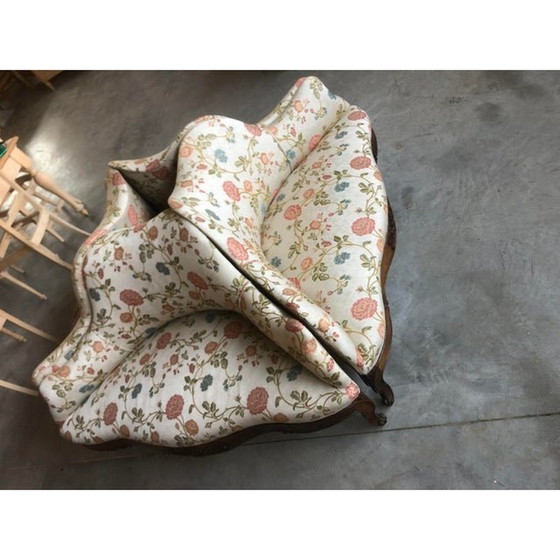 Image 1 of Ende des 19. Jahrhunderts italienische Zusammensetzung von 4 Original-Sofa