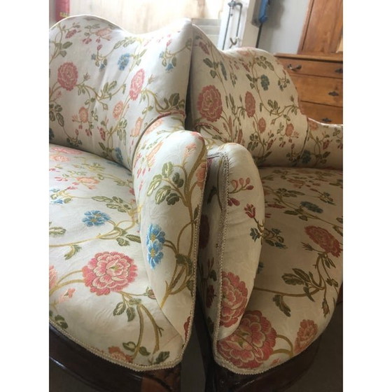 Image 1 of Ende des 19. Jahrhunderts italienische Zusammensetzung von 4 Original-Sofa