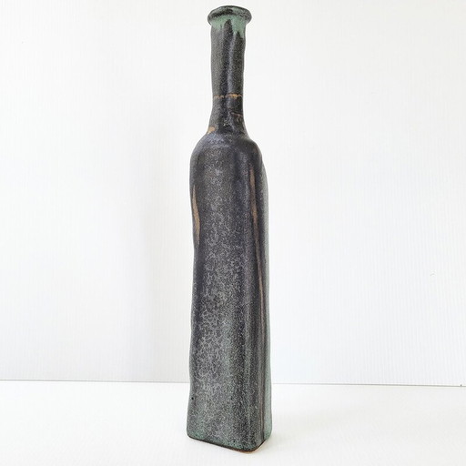 Flaschenvase aus Steingut, 1970