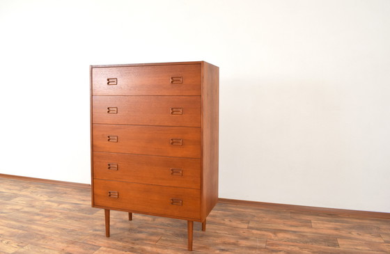 Image 1 of Mid-Century Dänische Teak Kommode, 1960S.