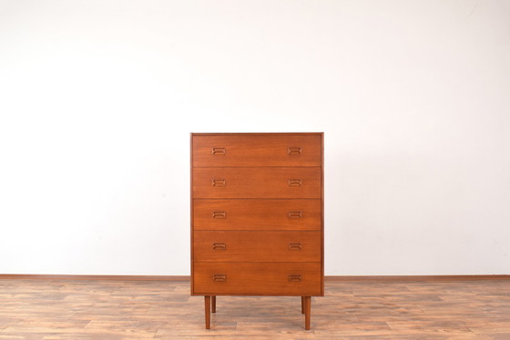 Image 1 of Mid-Century Dänische Teak Kommode, 1960S.