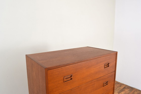 Image 1 of Mid-Century Dänische Teak Kommode, 1960S.