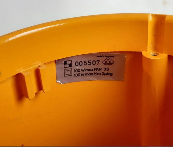 Image 1 of Staff Leuchten Ockergelb Vintage Space Age Pendelleuchte