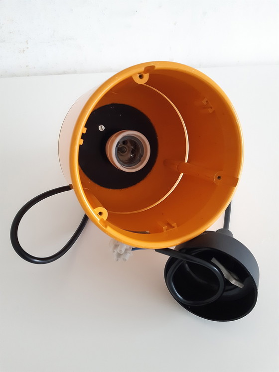 Image 1 of Staff Leuchten Ockergelb Vintage Space Age Pendelleuchte