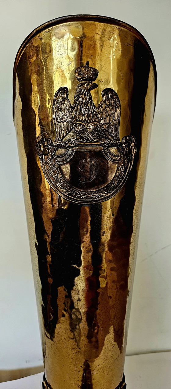 Image 1 of Regenschirm-Stiefel-Ständer aus Messing 1920