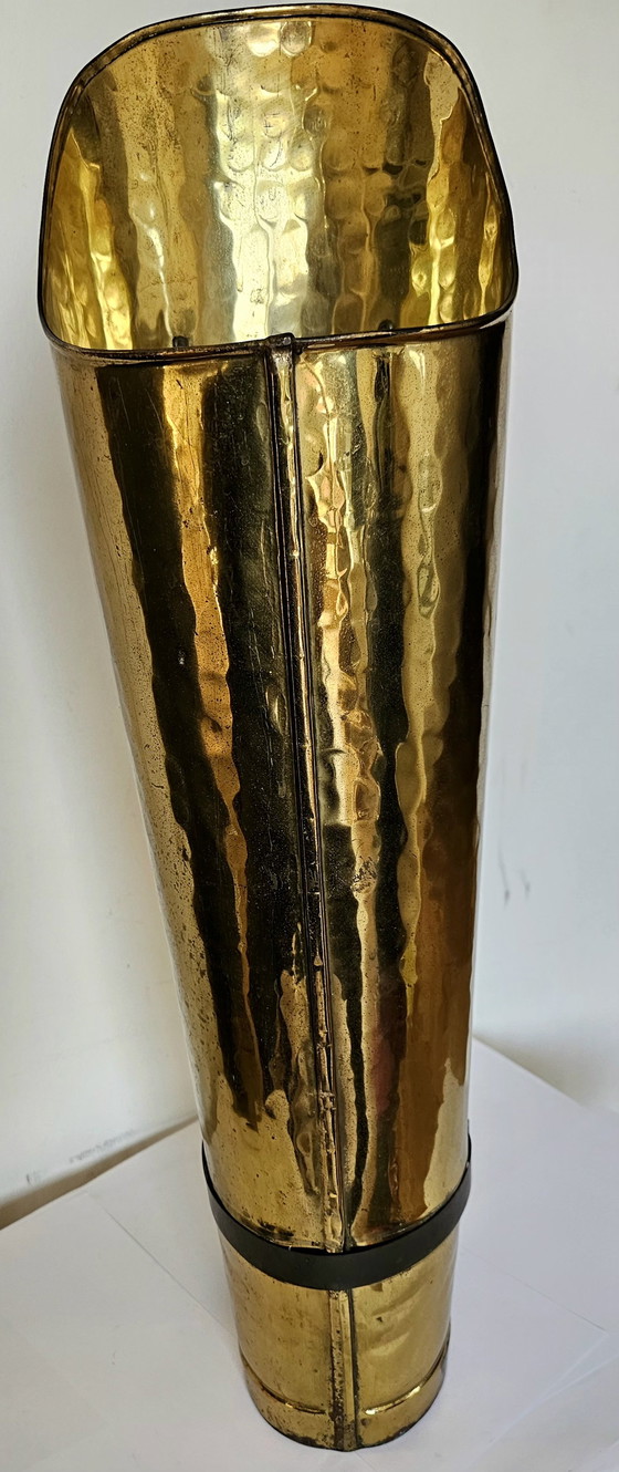 Image 1 of Regenschirm-Stiefel-Ständer aus Messing 1920