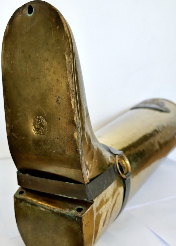 Image 1 of Regenschirm-Stiefel-Ständer aus Messing 1920