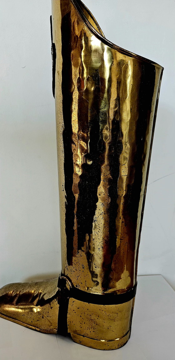 Image 1 of Regenschirm-Stiefel-Ständer aus Messing 1920