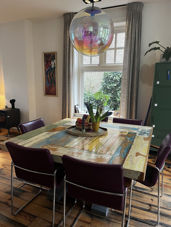 Image 1 of Piet Hein Eek Esstisch (Nicht Original)