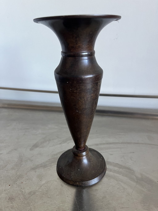 Vintage Metallvase