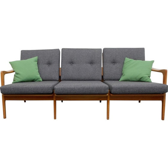 Image 1 of Vintage-Sofa aus Kirschholz, 1960