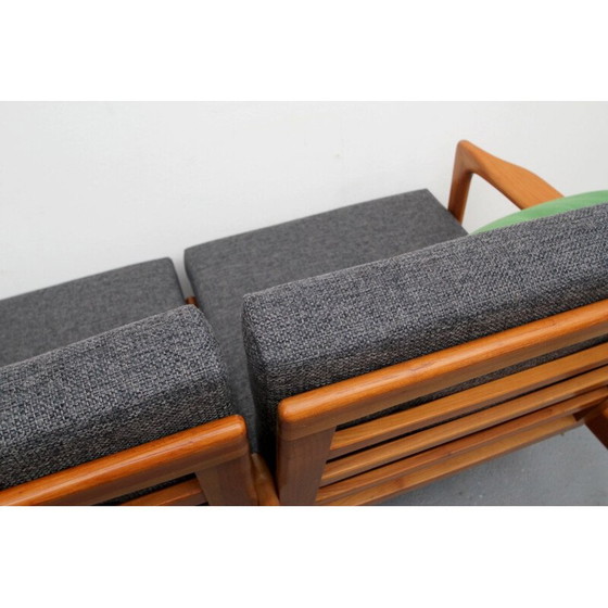 Image 1 of Vintage-Sofa aus Kirschholz, 1960