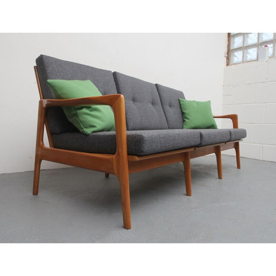 Image 1 of Vintage-Sofa aus Kirschholz, 1960