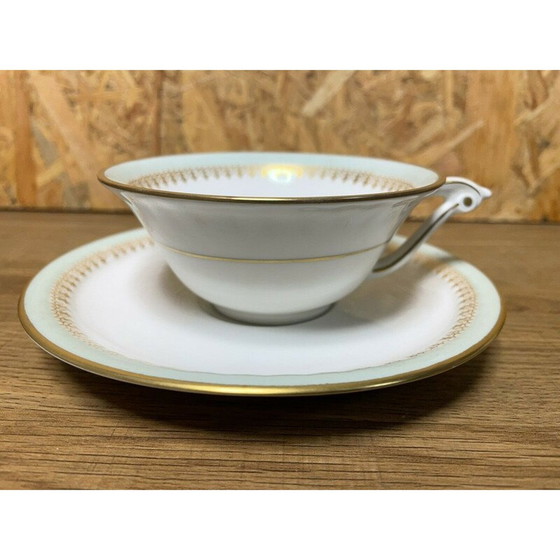 Image 1 of Vintage Art Deco Porzellan Kaffeeservice von Limoges Ch. Field Haviland