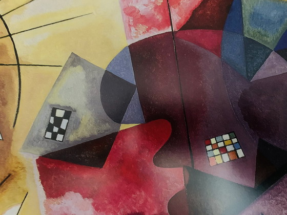 Image 1 of Wassily Kandinsky: "Gelb, Rot, Blau". Offsetlithographie.