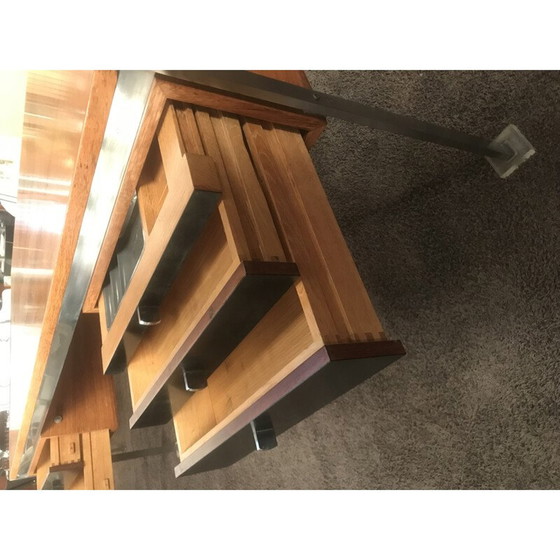 Image 1 of Alter Metalltisch von Jorgen Kastholm und Prebendes Fabrucius für Kill International, 1970