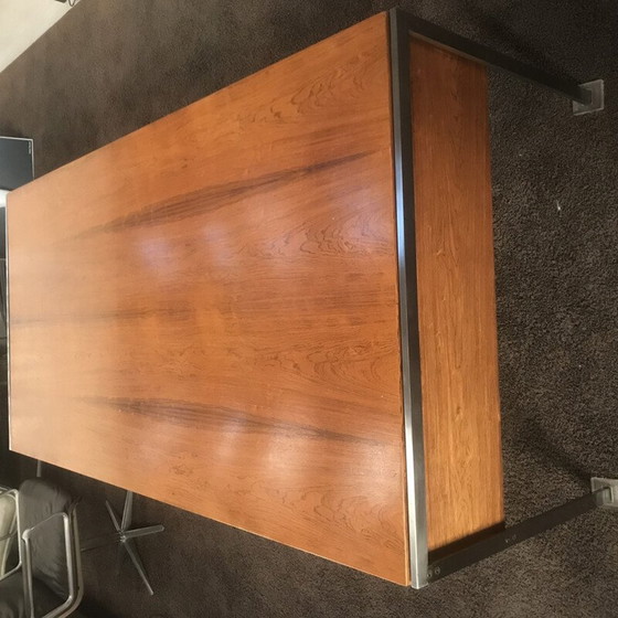 Image 1 of Alter Metalltisch von Jorgen Kastholm und Prebendes Fabrucius für Kill International, 1970