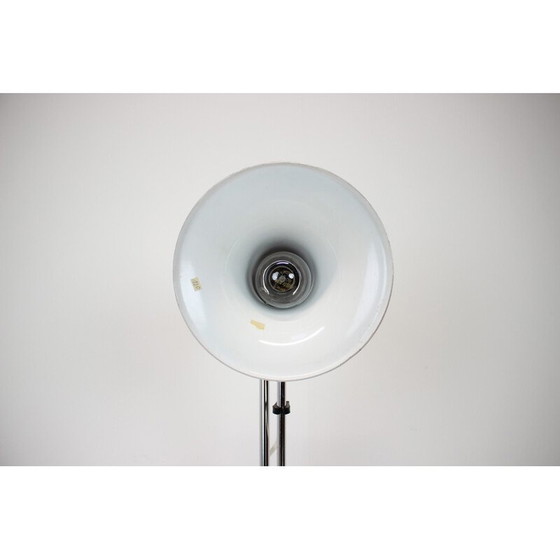 Image 1 of Vintage Spage Age Tischlampe aus Metall und Chrom, Ungarn 1970