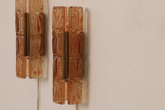 Image 1 of Dänisches Design Set Vitrika Aladdin Wandlampen, Dänemark 1960S