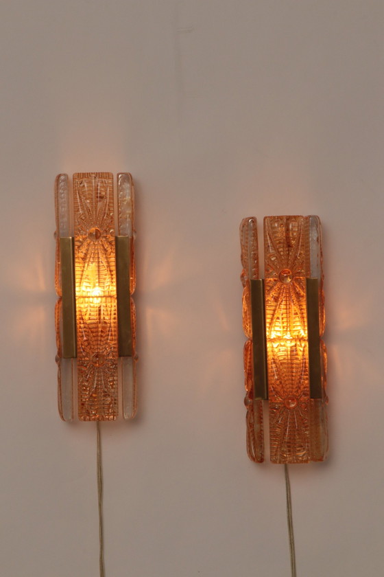 Image 1 of Dänisches Design Set Vitrika Aladdin Wandlampen, Dänemark 1960S